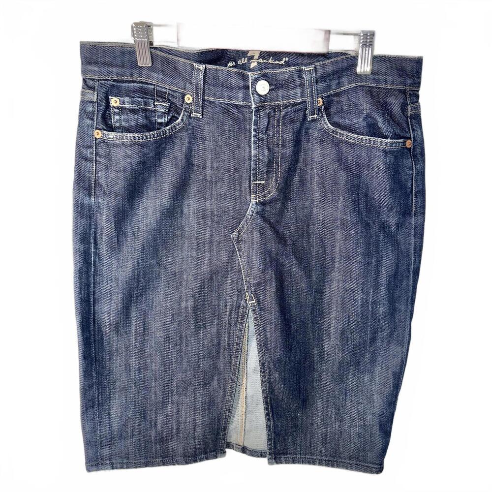 7 For All Mankind Denim Skirt size 29